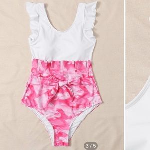 Tie dye bikini one piece